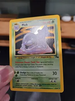 Pokemon - Muk Holo - Fossil 13/62 - Unlimited - NM - Image 5