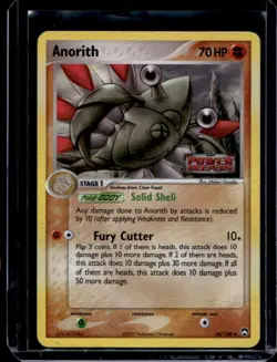 2007 Pokemon EX Power Keepers Anorith Reverse Holo #26/108 - Image 1