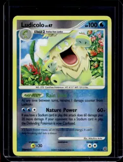 2007 Pokemon Diamond & Pearl Secret Wonders Ludicolo Reverse Holo #13/132 - Image 1