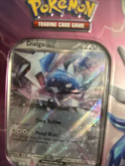 Pokemon Azure Legends Factory Sealed Tin Box - Dialga ex - 5 Booster Packs - Image 2