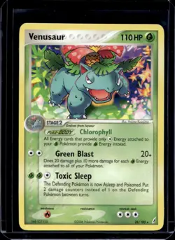 2006 Pokemon EX Crystal Guardians Venusaur #28/100 - Image 1