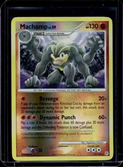 2007 Pokemon Diamond & Pearl Machamp Reverse Holo #31/130 - Image 1