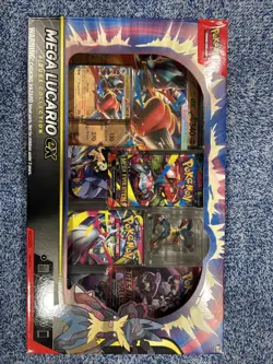 Pokemon TCG: Mega Lucario ex Premium Figure Collection Factory Sealed Box New - Image 1