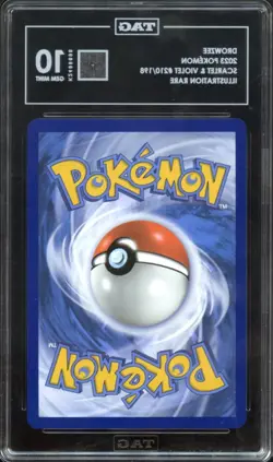2023 Pokemon Scarlet & Violet Base Set #210/198 Drowzee IR TAG 10 GEM MINT - Image 2