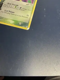 Celebi Dark 4/101 Hidden Legends Holo Pokemon Fair Condition - Image 2