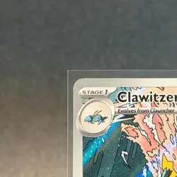 Clawitzer 141/132 Illustration Rare Full Art Mega Evolution POKEMON TCG MEG EN - Image 2