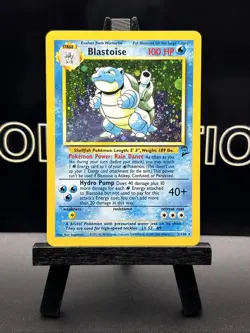 Swirl 💫 Pokemon Blastoise Holo Rare Swirl LP Base Set 2 2/130 - Image 2