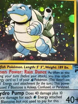 Swirl 💫 Pokemon Blastoise Holo Rare Swirl LP Base Set 2 2/130 - Image 5