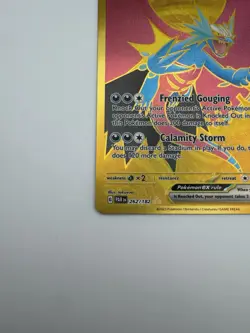 Roaring Moon ex 262/182 SV04: Paradox Rift Holo Pokemon Tcg Hyper Rare Gold - Image 4