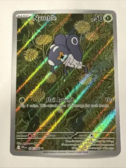 Nymble 096/094 Me02: Phantasmal Flames Holo Pokemon TCG Near Mint - Image 1