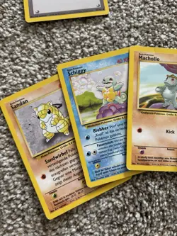 Vintage USED Pokemon TCG Blackout Theme Deck 1999 WOTC - Damaged Box (GERMAN) - Image 2