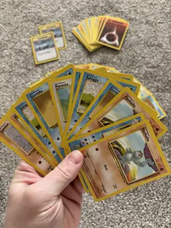 Vintage USED Pokemon TCG Blackout Theme Deck 1999 WOTC - Damaged Box (GERMAN) - Image 3