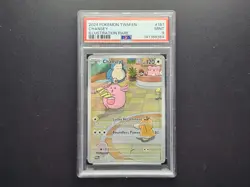 Chansey Twilight Masquerade #187/167 Illustration Rare Pokemon PSA 9 MINT 2024 - Image 1