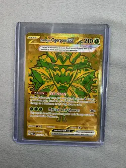 Teal Mask Ogerpon ex 177/131 Pokemon Prismatic Evolutions FULL ART Gold MINT - Image 1