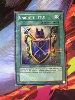 Yugioh! Dark Magician Knight ROD-EN001 & Knight’s Title ROD- EN002 - Promo NM- 2 - Image 4