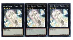 Yugioh- 3X Gem-Knight Pearl - Rare - Unlimited - BP01-EN031 - Near Mint - Image 1