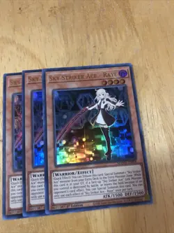 Yugioh x3 Sky Striker Ace - Raye MAMA Ultra Rare 1st Edition NM - Image 1