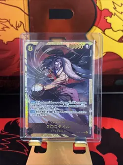 Crocodile OP14-120 SEC Secret Rare The Azure Sea's Seven One Piece TCG JP - Image 1