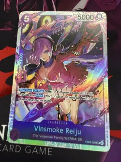 One Piece TCG - Vinsmoke Reiju PRERELEASE ENGLISH EB03-031 HEROINES SR Near Mint - Image 1