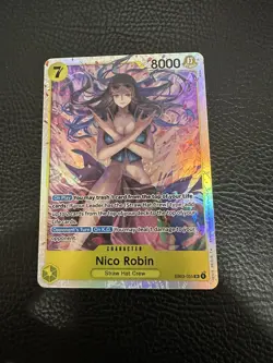 One Piece TCG Nico Robin ENGLISH EB03-055 HEROINES SR - Image 1