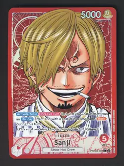 One Piece TCG PRB01-001 Sanji Leader Foil ALT ART - Image 1