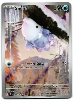 Snom 168/162 - Temporal Forces Illustration Rare Pokemon TCG - M/LP Card - Image 1