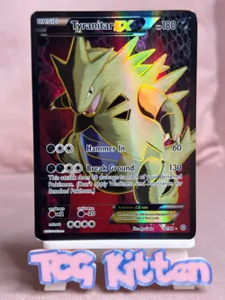 Tyranitar EX 91/98 Card 'B' XY Ancient Origins Full Art MP TCGKITTEN - Image 1