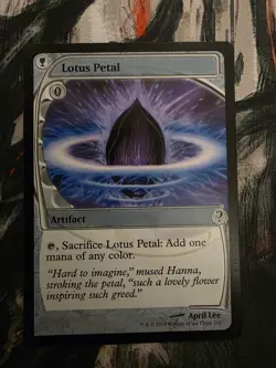 MTG English Lotus Petal (Future Sight) NM Normal Mystery Booster 2 - Image 1