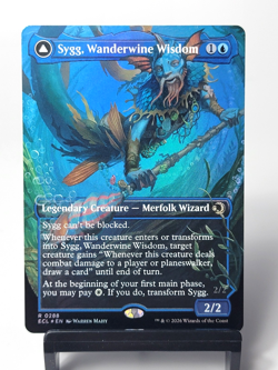 Magic The Gathering - Lorwyn Eclipsed - Sygg, Wanderwine Wisdom Borderless FOIL - Image 1