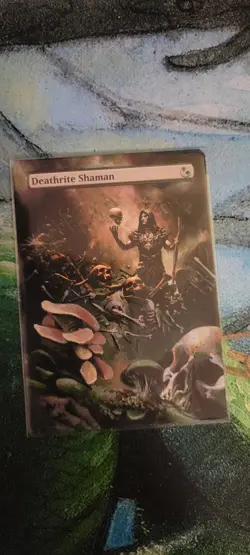 MTG ALTER: Deathrite Shaman, by Sk8rArt. Full art alter - Image 1
