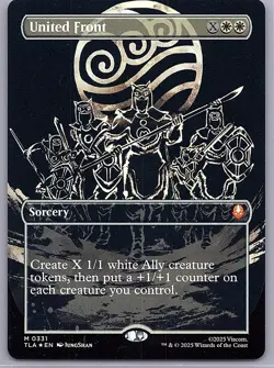 MTG United Front (Borderless Foil) Avatar: The Last Airbender 331 NM - Image 1