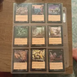 Nine Different Magic The Gathering Cards, Deckmaster, Collectable. - Image 1