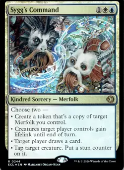 Sygg's Command FOIL Lorwyn Eclipsed Magic MTG NM - Image 1