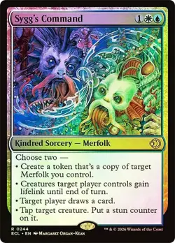 Foil Sygg's Command [Lorwyn Eclipsed] MTG - Image 1