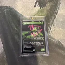 MTG Kona, Rescue Beastie (Showcase) - Duskmourn: House of Horror (DSK) #358 MTG - Image 2