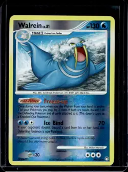 2007 Pokemon Diamond & Pearl Mysterious Treasures Walrein Reverse Holo #39/123 - Image 1