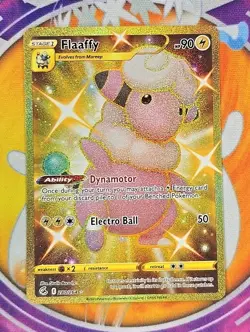 🔥Pokemon TCG Flaaffy 280/264 Gold Full Art Secret Rare Fusion Strike Sleeve🔥📈 - Image 1