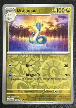 Dragonair 158/197 Obsidian Flames Reverse Holo Pokemon TCG Card NM - Image 1
