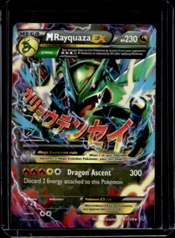 2015 Pokemon XY Roaring Skies M Rayquaza Holo #61/108 - Image 1