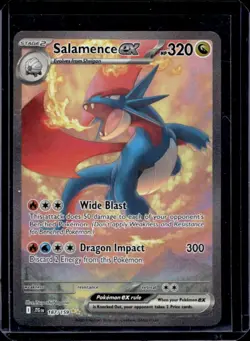 2025 Pokemon Journey Together Salamence ex #187/159 - Image 1