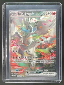 2025 Pokemon White Flare Reshiram ex Special Illustration Rare #166/086 - Image 1