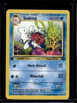 1999 Pokemon Jungle 1st Edition Seaking #46/64 - Image 1