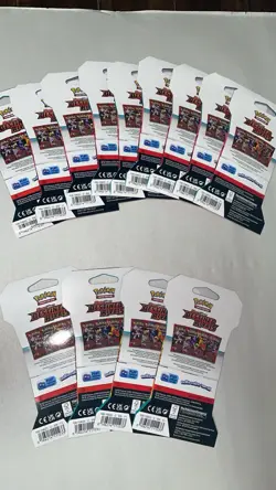 Pokemon Destined Rivals Sleeved Booster Packs lot of 13 AUCTION - Image 3