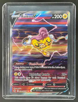 2023 Pokemon SWSH Crown Zenith Raikou V Galarian Gallery #GG41/GG70 - Image 1