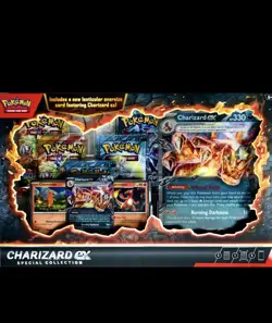 Pokemon TCG Charizard ex Special Collection Box – 5 Booster Packs – New Sealed - Image 1
