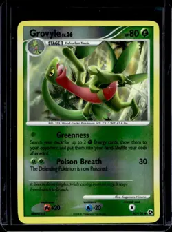 2008 Pokemon Diamond & Pearl Great Encounters Grovyle Reverse Holo #40/106 - Image 1
