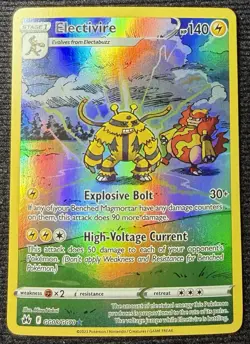 2023 Pokemon TCG Crown Zenith: Galarian Gallery ELECTIVIRE Ultra Rare GG08/GG70 - Image 1