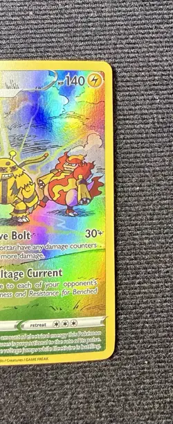 2023 Pokemon TCG Crown Zenith: Galarian Gallery ELECTIVIRE Ultra Rare GG08/GG70 - Image 3