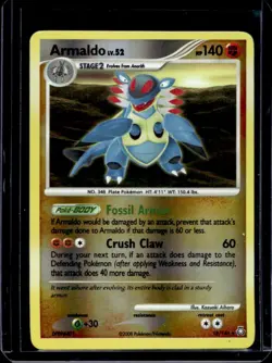 2008 Pokemon Diamond & Pearl Legends Awakened Armaldo Reverse Holo #18/146 - Image 1