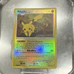 Pokemon Pikachu Diamond & Pearl Burger King Reverse Holo 60 HP 094/123 - Image 3